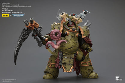 Death Guard Deathshroud Terminator 2 with Manreaper and Plaguespurter Gauntlet