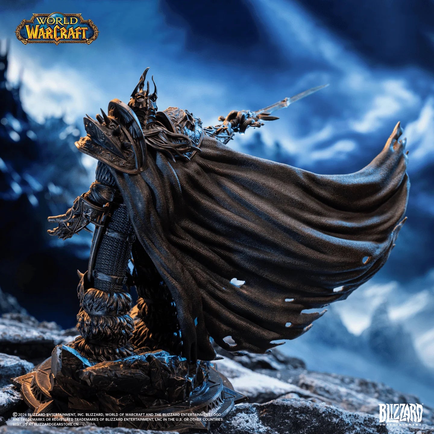 Blizzard World of Warcraft® the Lich King 1/10 Scale Bronze-Colored Edition Statue
