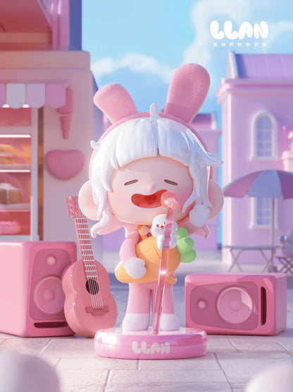 Shenzhen Mabell Lazy Pink Dreamland Painted PVC Figure
