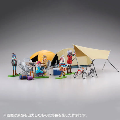KAIYODO Artpla Yuru-Camp Plastic Model Kit with Camping Gear
