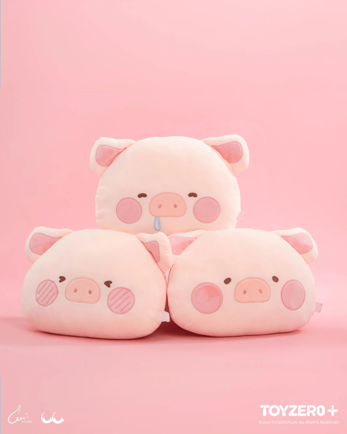 LuLu the Piggy Generic - Emoji Cushion (Happy ver.)