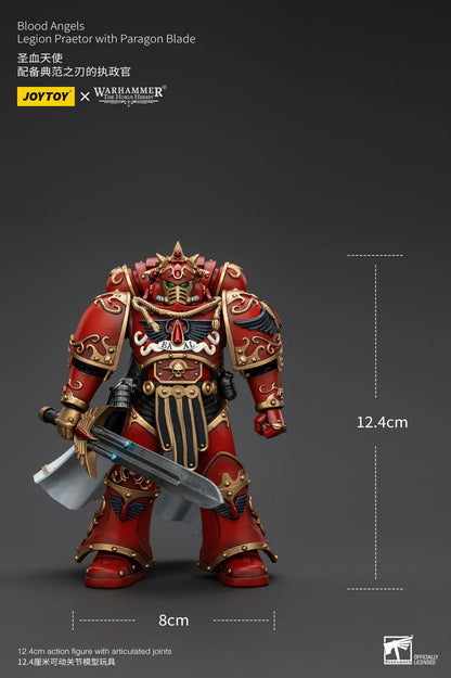 Joy Toy Warhammer 40K Blood Angels Legion Praetor with Paragon Blade Action Figure