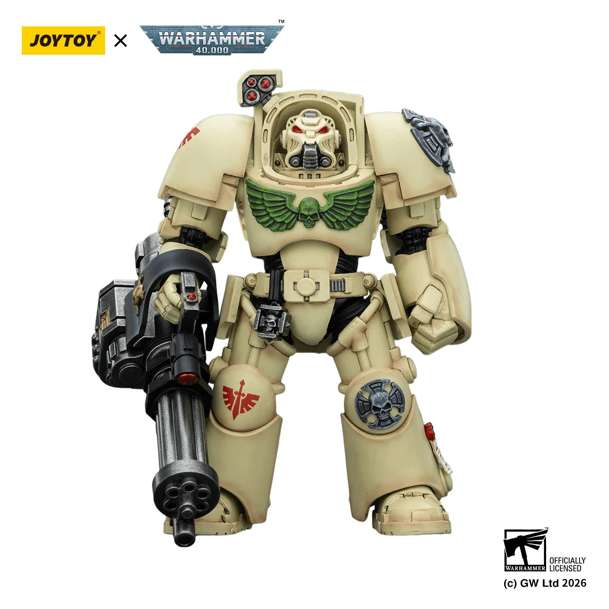 Dark Angels Deathwing Terminator 3 with Power Fist and Assault Cannon