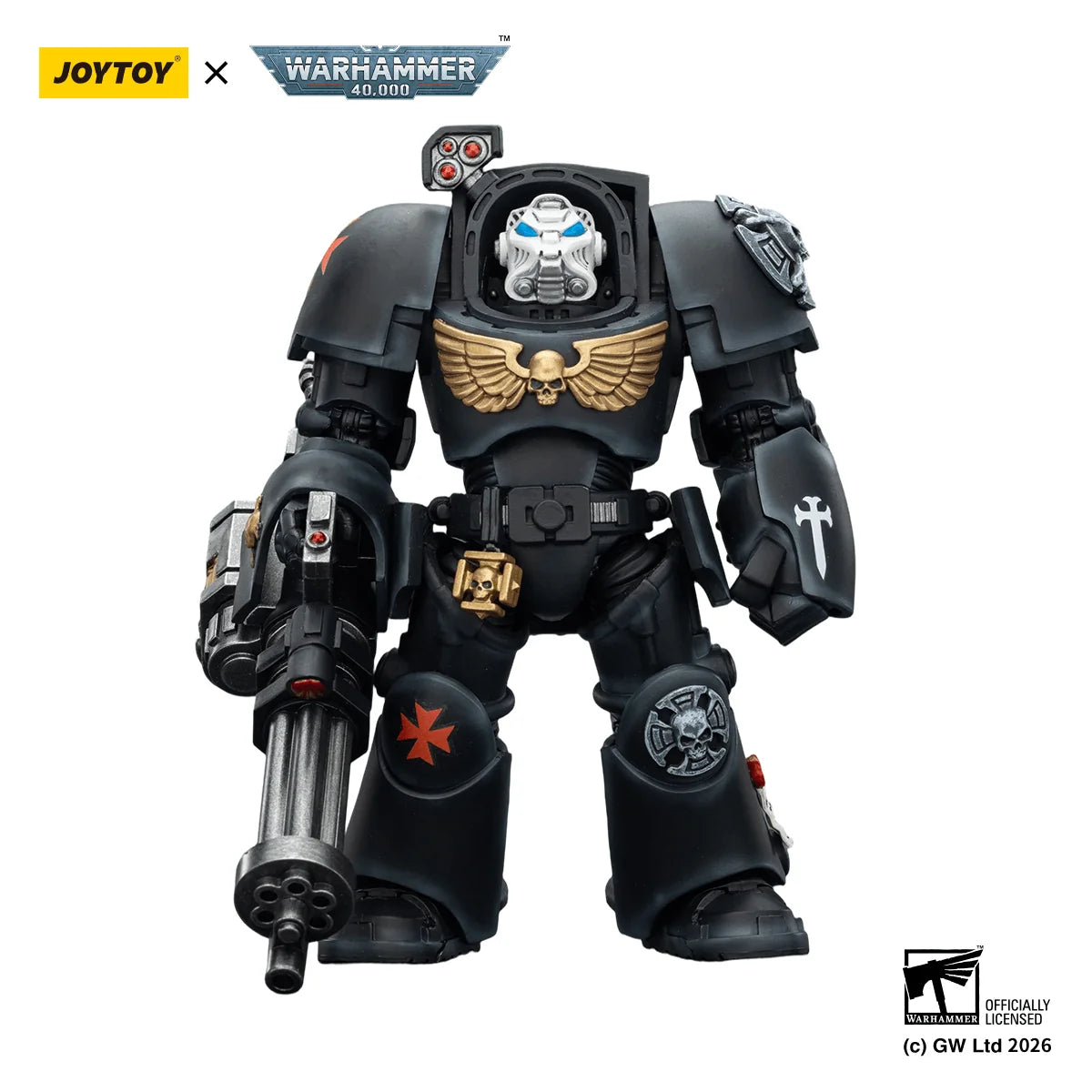 Black Templars Terminator 3 with Power Fist and Assault Cannon