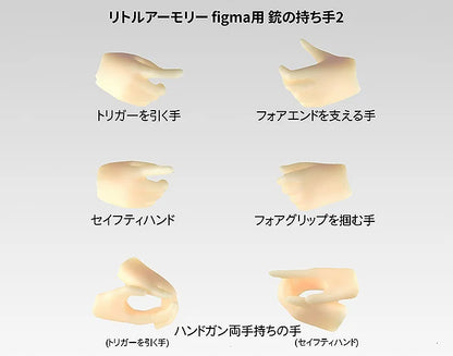 LAOP12: figma Hands for Guns 2 - Handgun Set