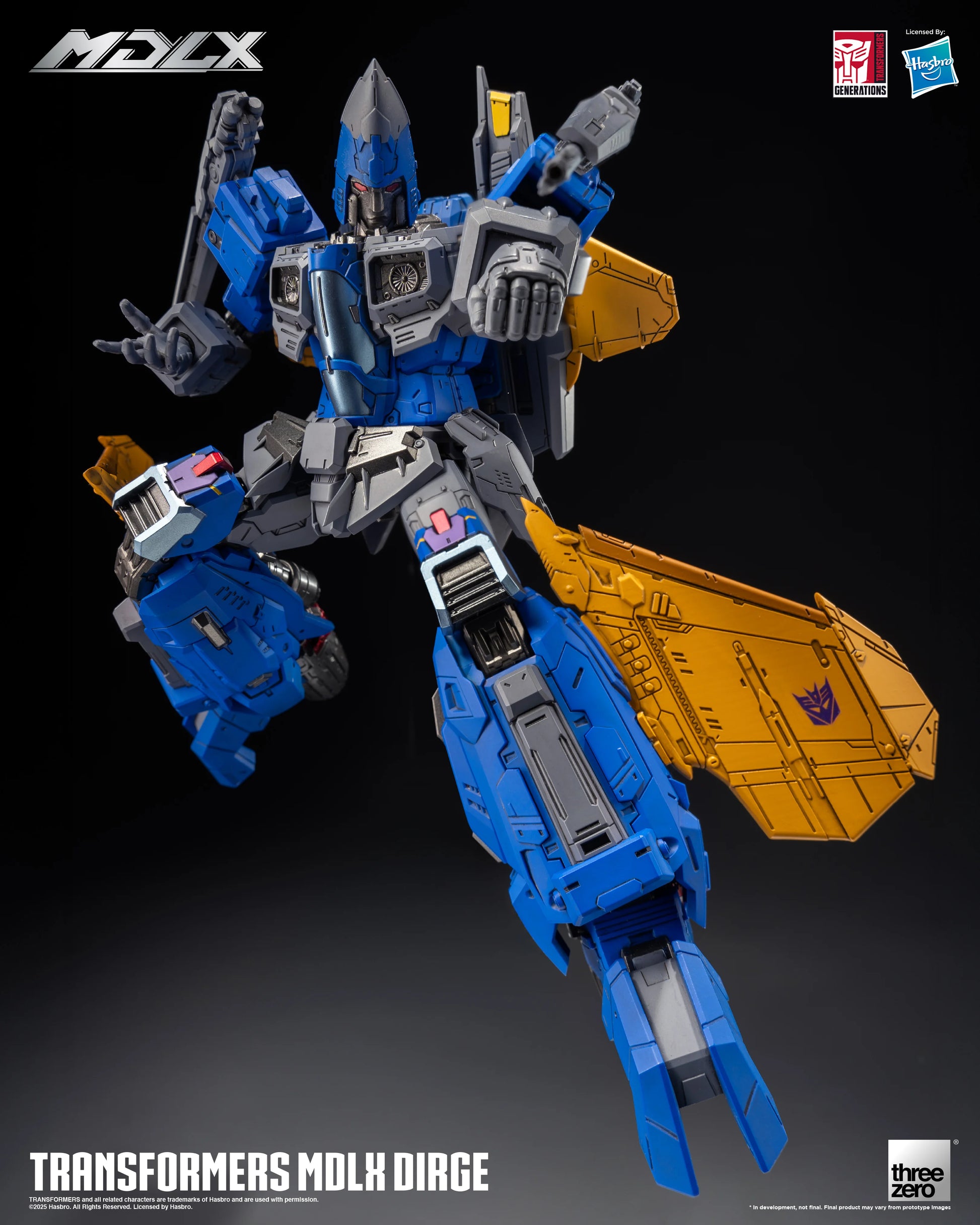 threezero MDLX Dirge Decepticon Action Figure