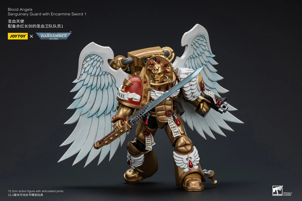 Blood Angels Sanguinary Guard with Encarmine Sword 1