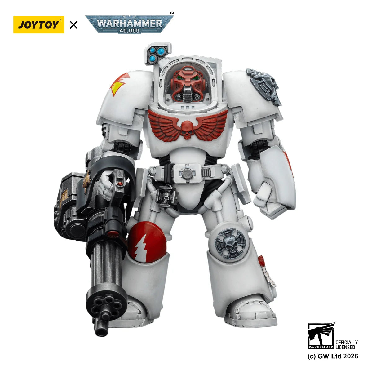 White Scars Terminator 3 with Power Fist and Assault Cannon