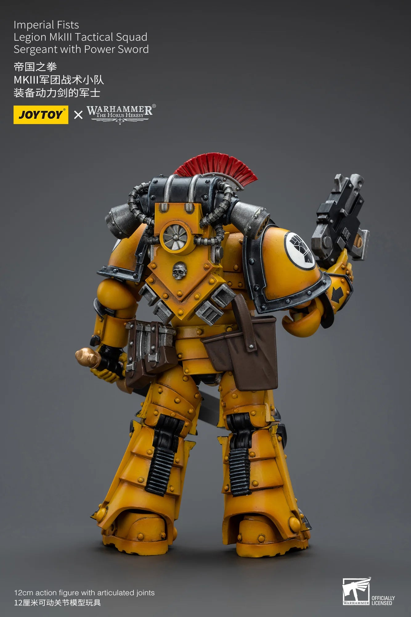 Warhammer 40K Imperial Fists Legion MkIII Tactical Squad Sergeant Action Figure