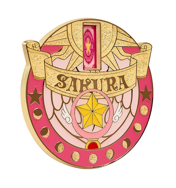 GoodSmile Moment Cardcaptor Sakura 25th Anniversary Rotating Metal Badge