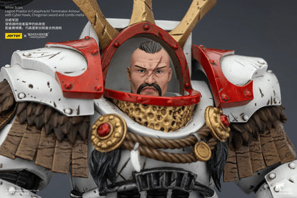 White Scars Legion Praetor in Cataphractii Terminator Armour with Cyber Hawk, Chogorian sword and combi-melta