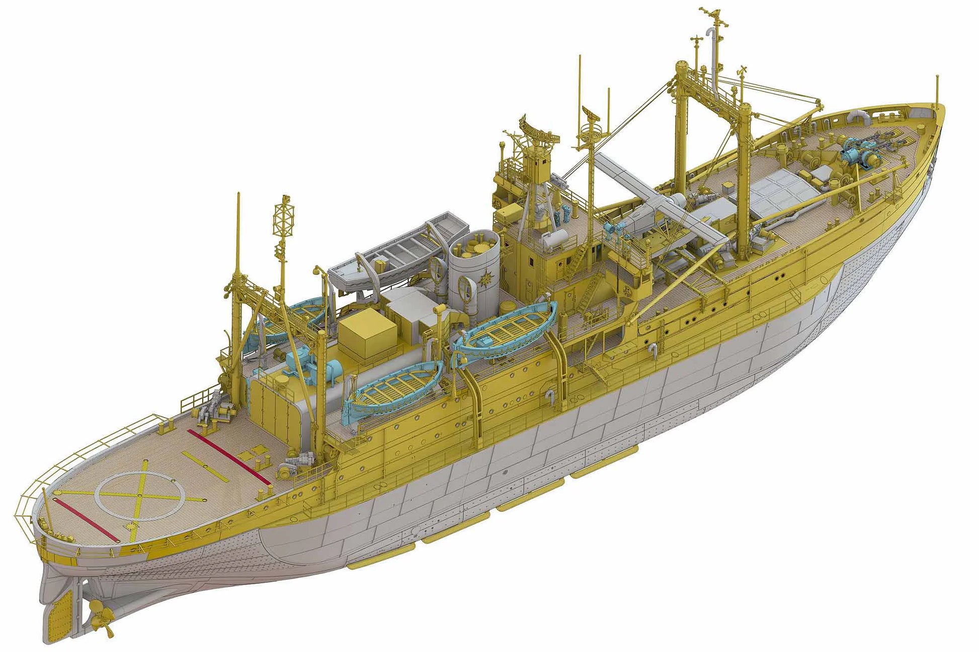 [HP001] 1/250 ANTARCTICA OBSERVATION SHIP SOYA "Antarctica Observatin 2nd Corps" (Super detail kit)