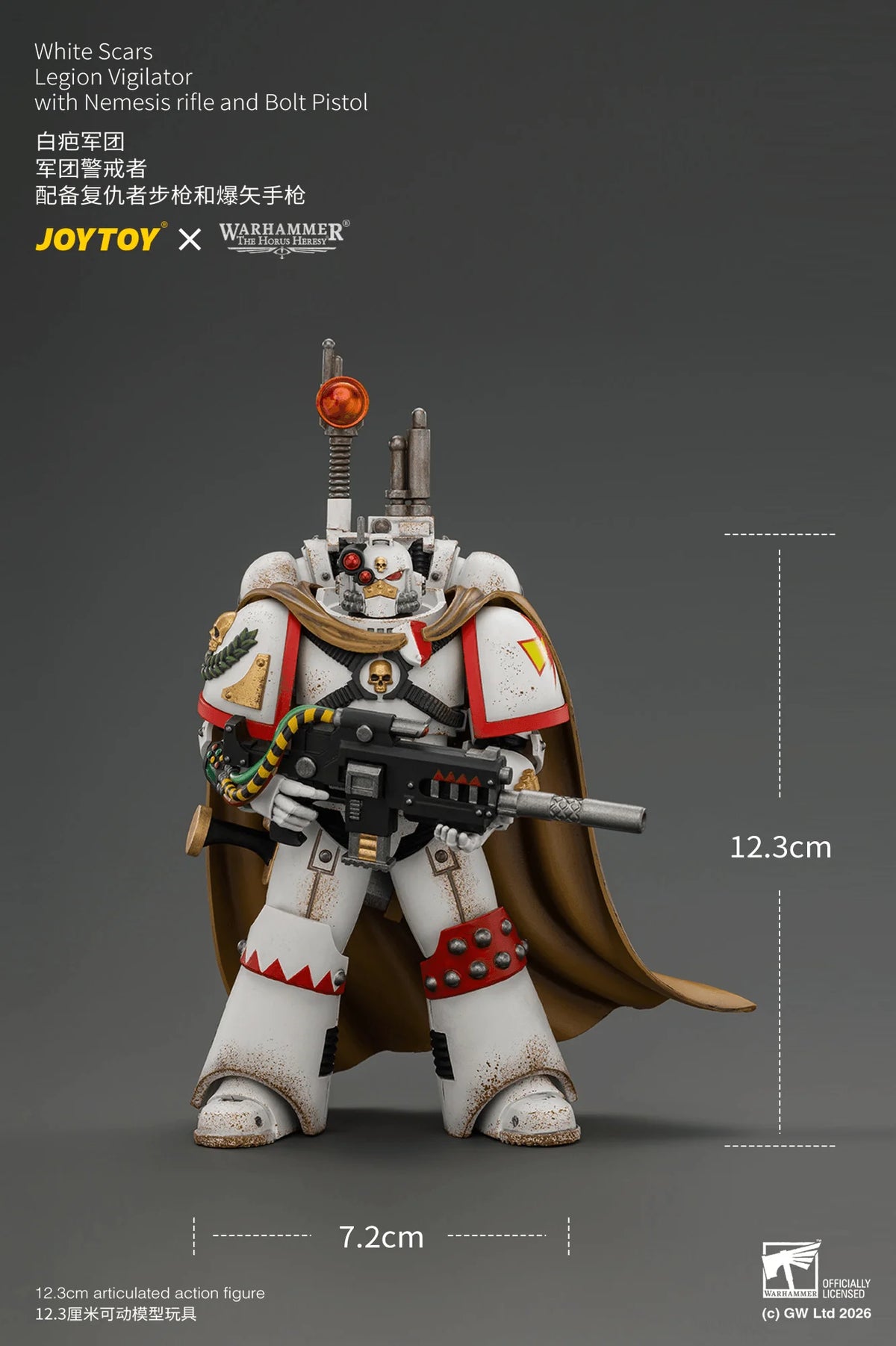 White Scars Legion Vigilator with Nemesis rifle and Bolt Pistol