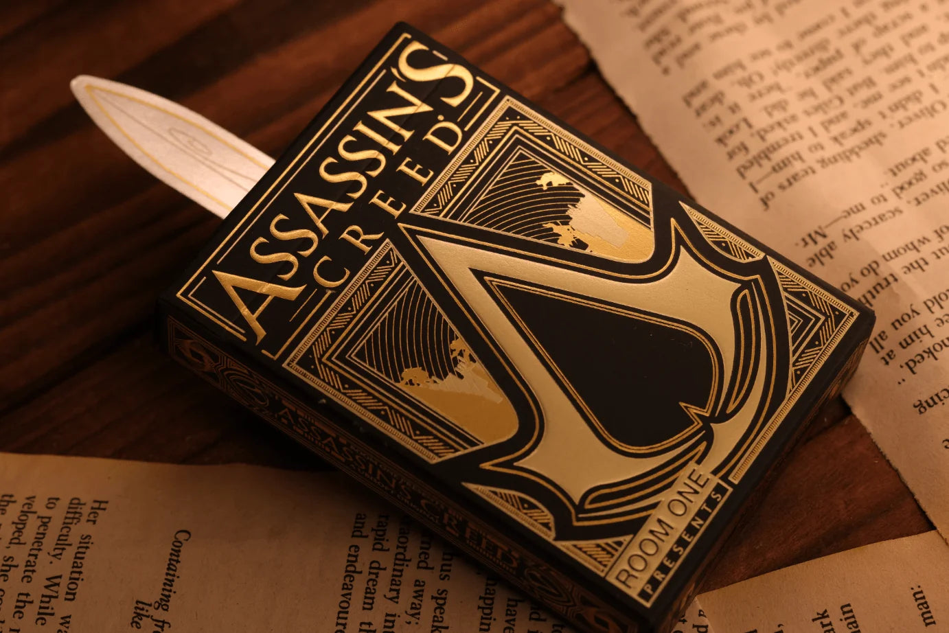 Assassin's Creed Legacy Ver. II Playing Cards - Onyx Hidden Blade Edition