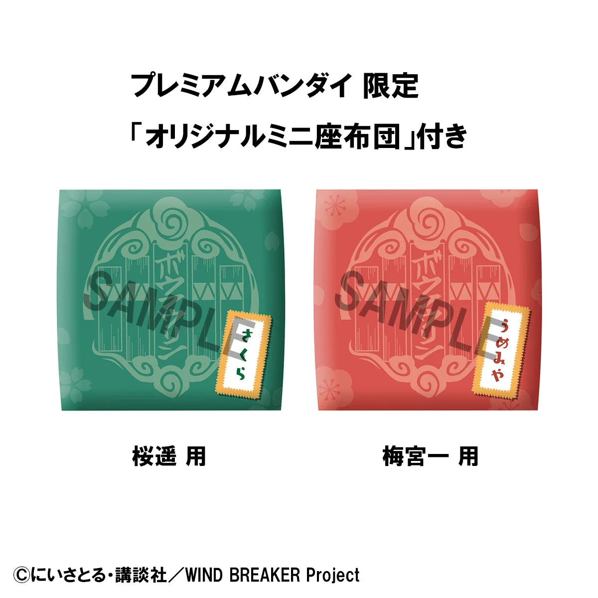 Lookup WIND BREAKER Haruka Sakura＆Hajime Umemiya set【with gift】