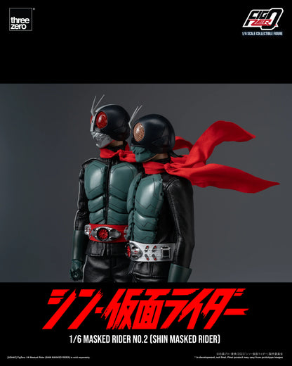 Threezero FigZero 1/6 Masked Rider No. 2 Shin Masked Rider Action Figure