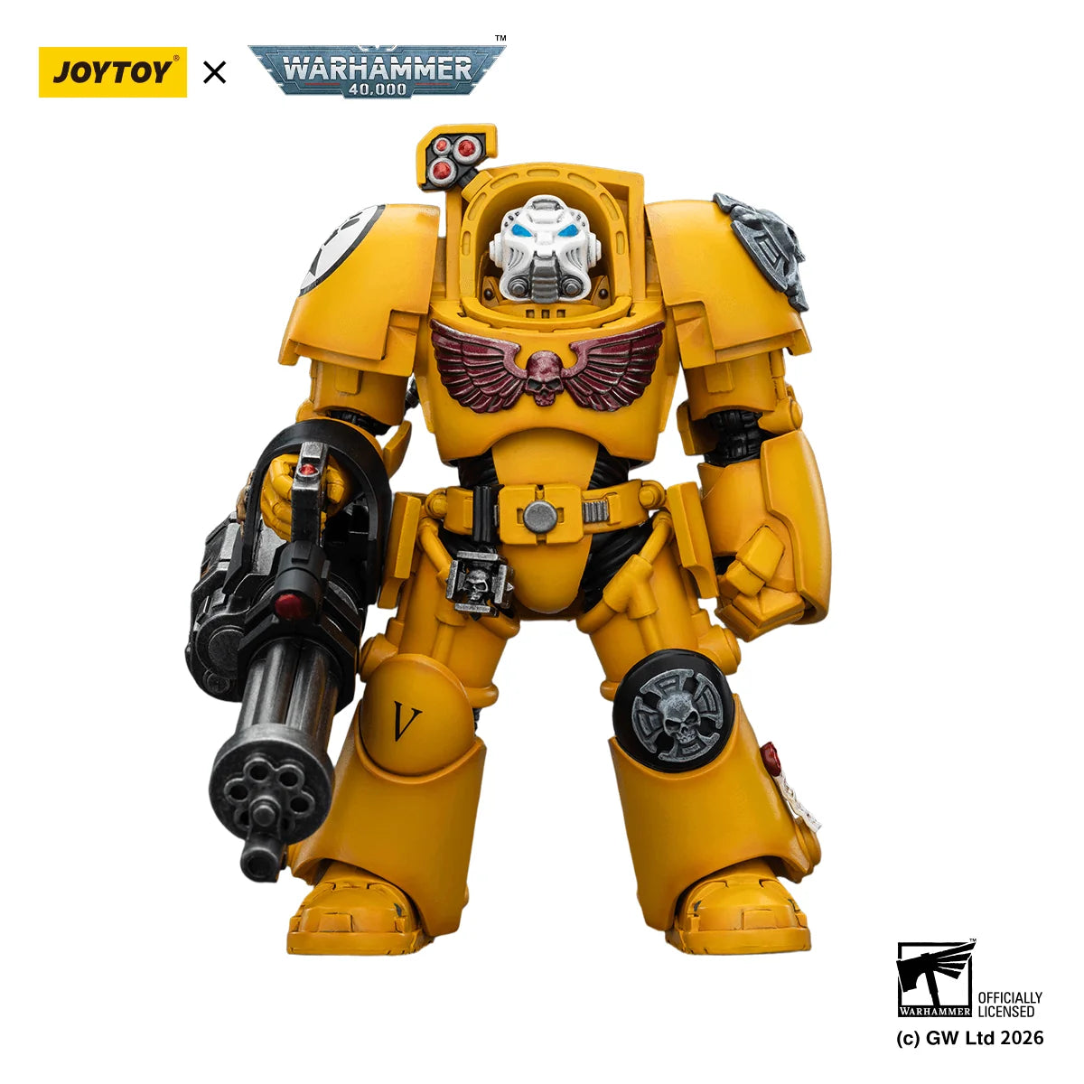 Imperial Fists Terminator 3 with Power Fist and Assault Cannon