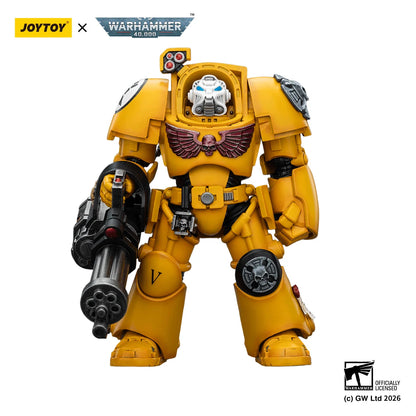 Imperial Fists Terminator 3 with Power Fist and Assault Cannon