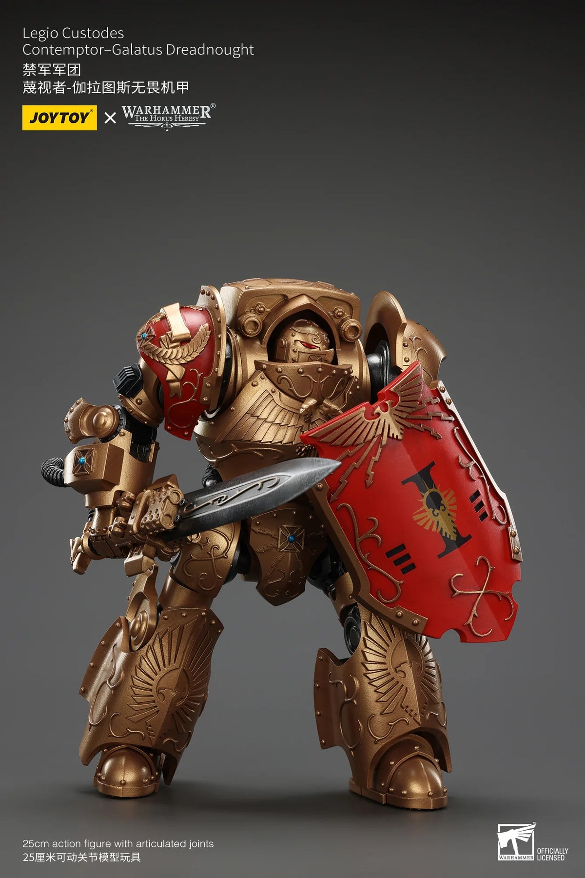 JOYTOY Warhammer 40K Legio Custodes Contemptor-Galatus Dreadnought Collectible Figure