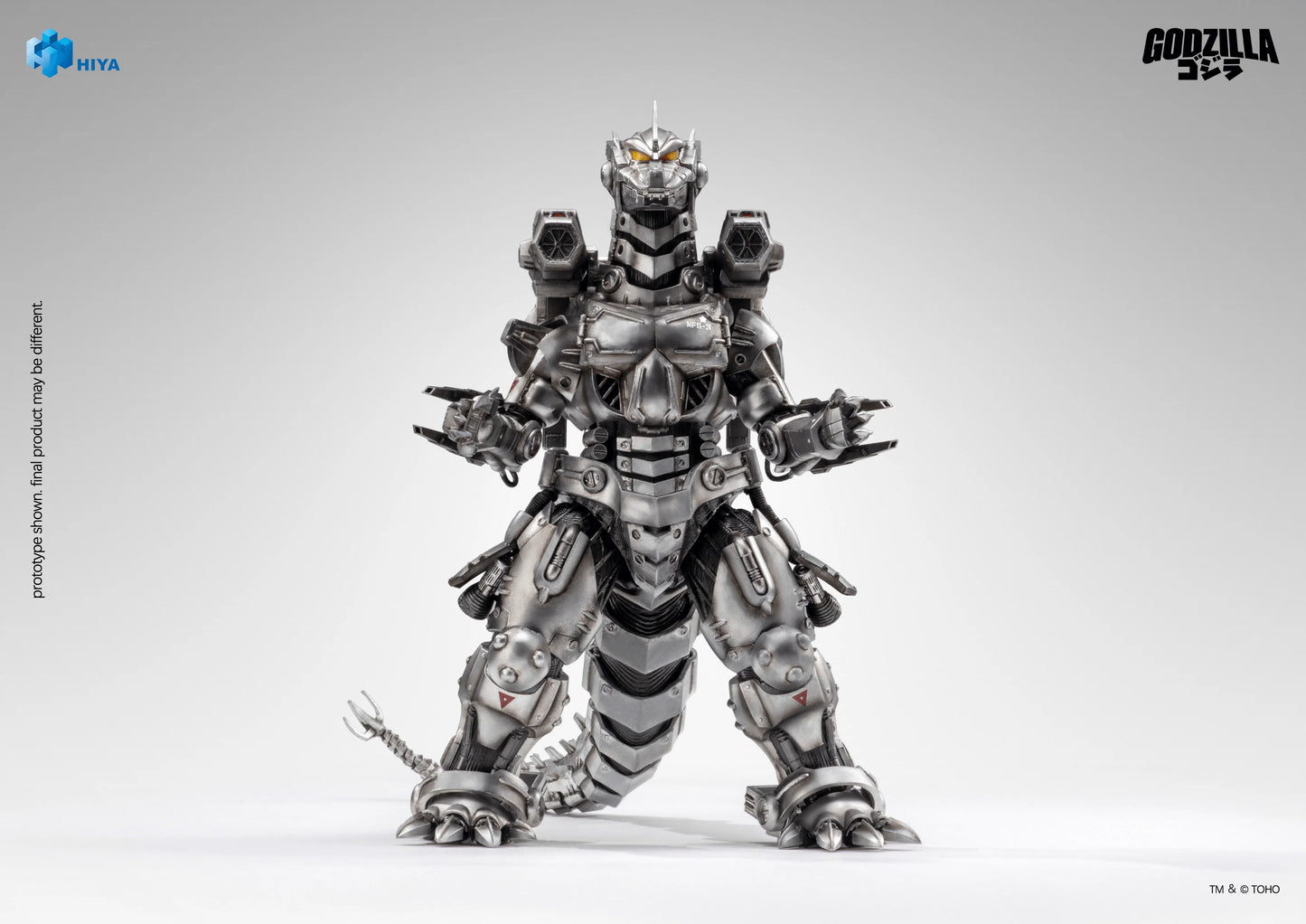 HIYA Exquisite Basic Series None Scale 7.7 Inch Godzilla Tokyo S.O.S. 2003 Mechagodzilla Heavy Arms / High Mobility Version Action Figure