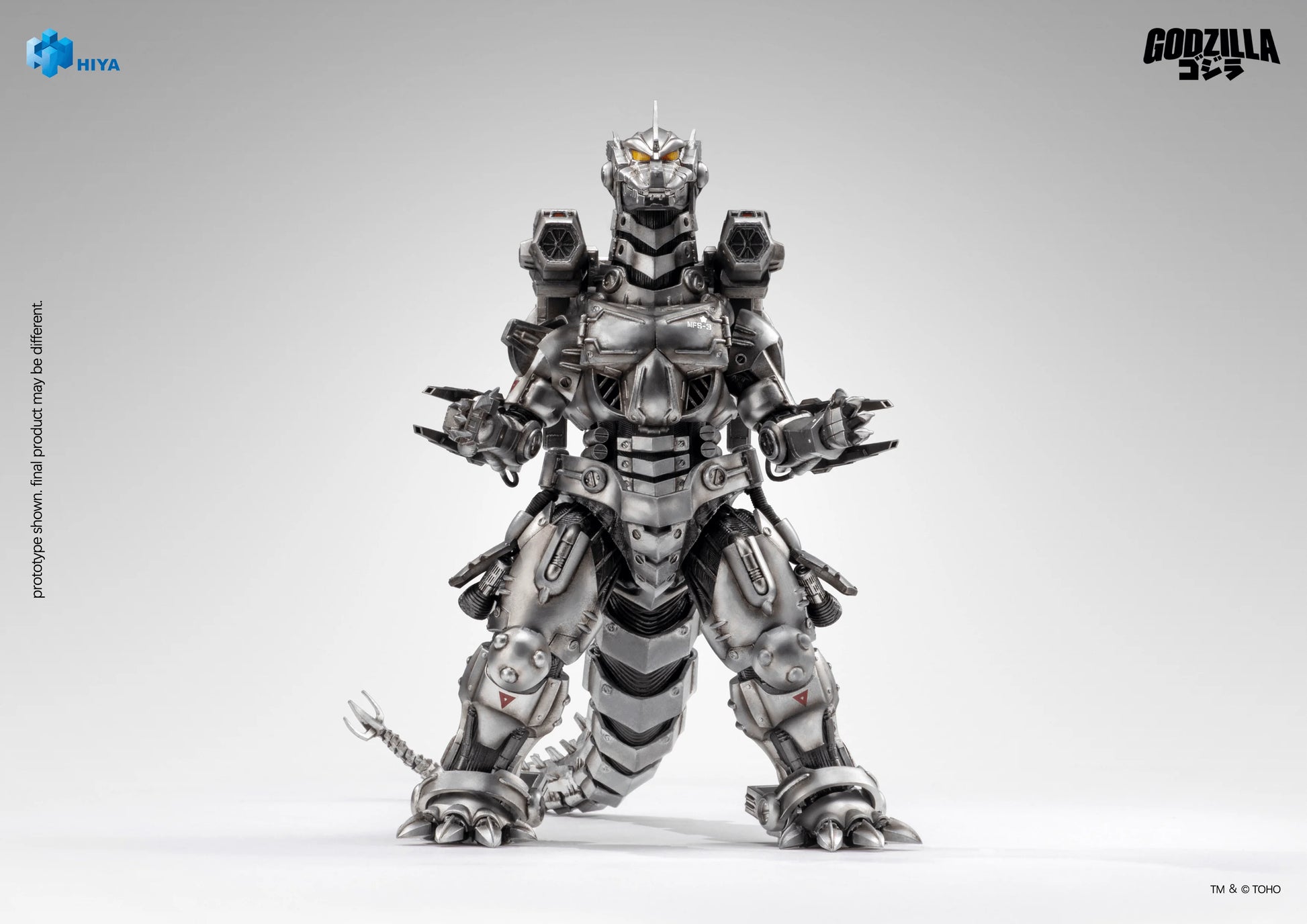 HIYA Exquisite Basic Series None Scale 7.7 Inch Godzilla Tokyo S.O.S. 2003 Mechagodzilla Heavy Arms / High Mobility Version Action Figure