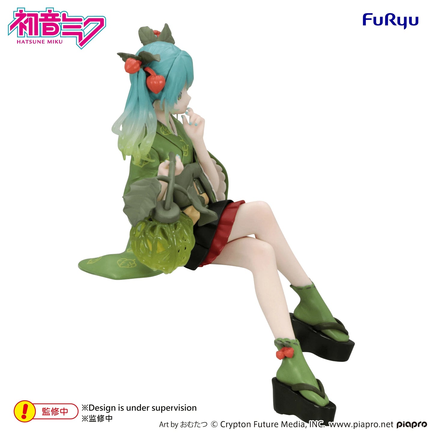 Hatsune Miku Noodle Stopper Figure -Flower Fairy Winter Cherry Green Color ver.-