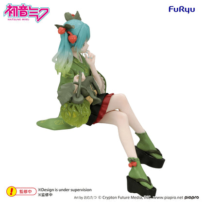 Hatsune Miku Noodle Stopper Figure -Flower Fairy Winter Cherry Green Color ver.-