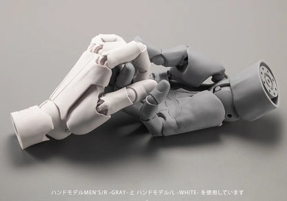 Kotobukiya Artist Support Item Men's Hand Model Right White