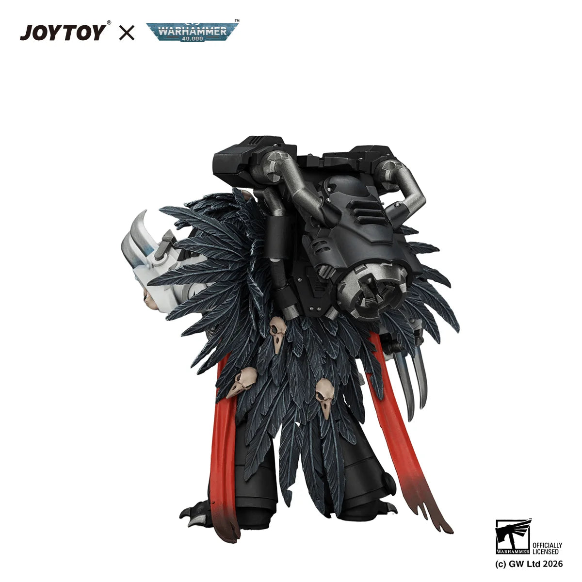 Raven Guard Chapter Master Aethon Shaan with Claws of Severax and Heavy Bolt Pistol