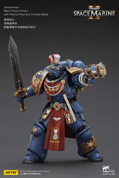 Ultramarines Relic Primus Armour with Plasma Pistol and Combat Blade