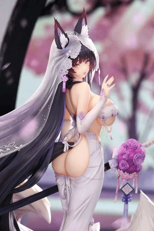 1/7 Scale [Azur Lane] Musashi「Purest Wisteria」Ver. with LED Acrylic Display Box Painted Figure w BONUSes