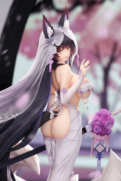 1/7 Scale [Azur Lane] Musashi「Purest Wisteria」Ver. with LED Acrylic Display Box Painted Figure w BONUSes