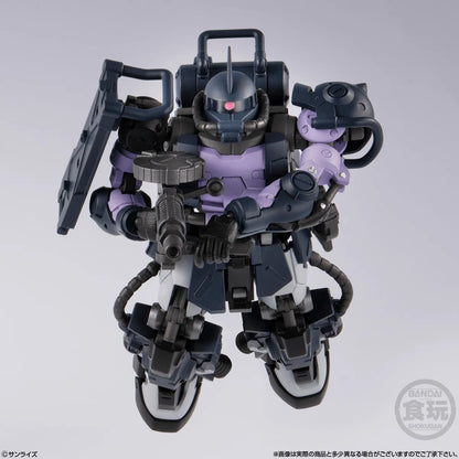 Bandai Shokugan Zaku II High Mobility Type Black Tri-Stars Custom Articulated Figure