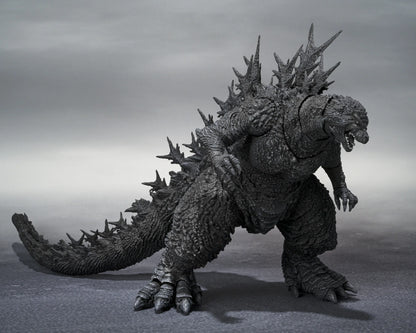 TAMASHII NATIONS S.H. MonsterArts Godzilla Minus One Monochrome Action Figure