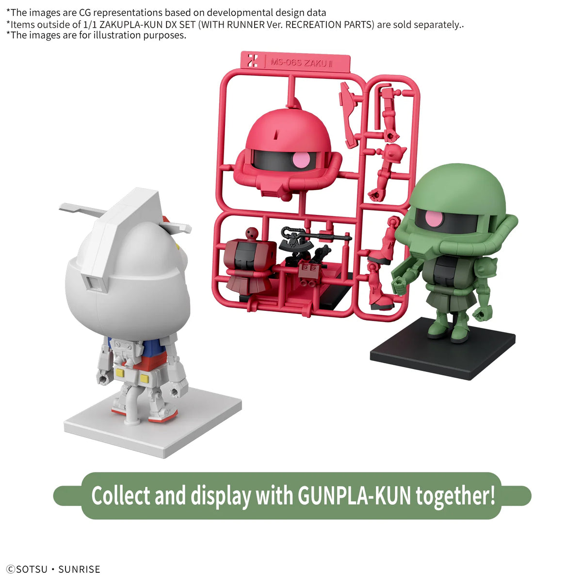 1/1 Zakupla-kun DX Set with Runner Ver. Recreation Parts