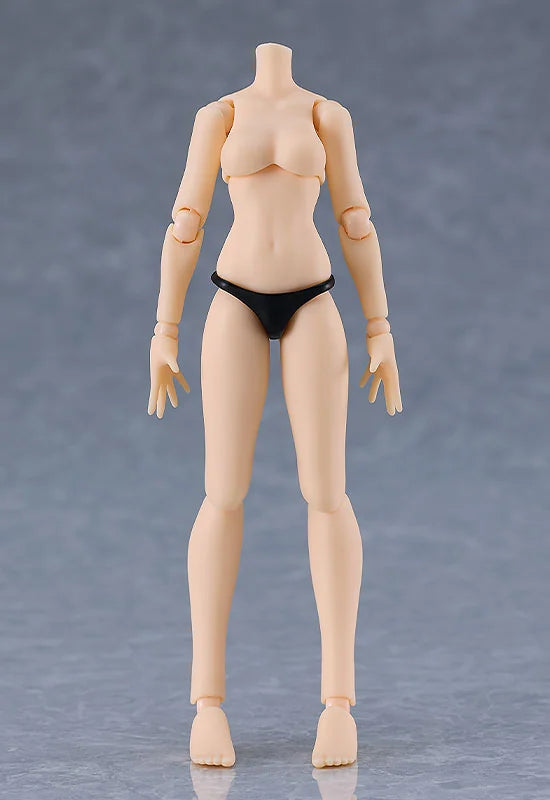 figma Female Body (Mika) with Mini Skirt Chinese Dress Outfit (Black)