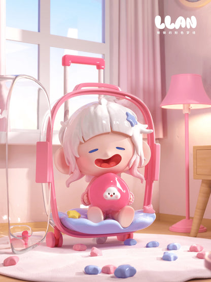 Shenzhen Mabell Lazy Pink Dreamland Painted PVC Figure