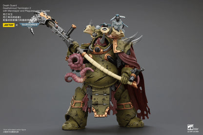Death Guard Deathshroud Terminator 2 with Manreaper and Plaguespurter Gauntlet