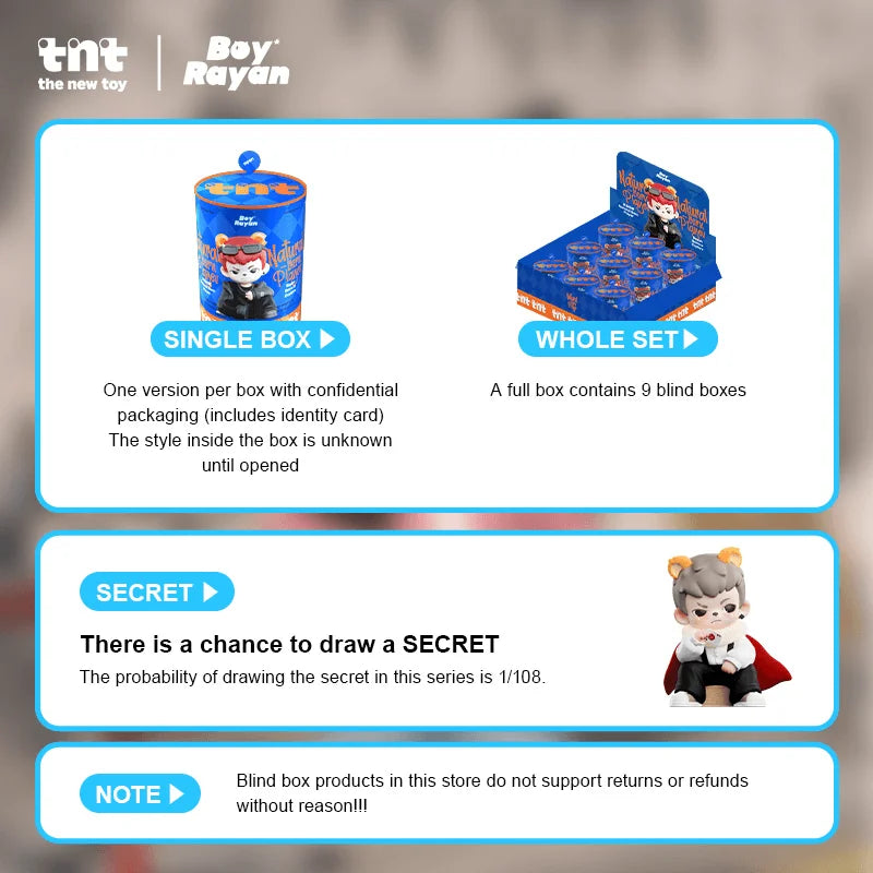 TNT SPACE Rayan Natural-Born Player Series Collectible Vinyl Figures (Blind Box)