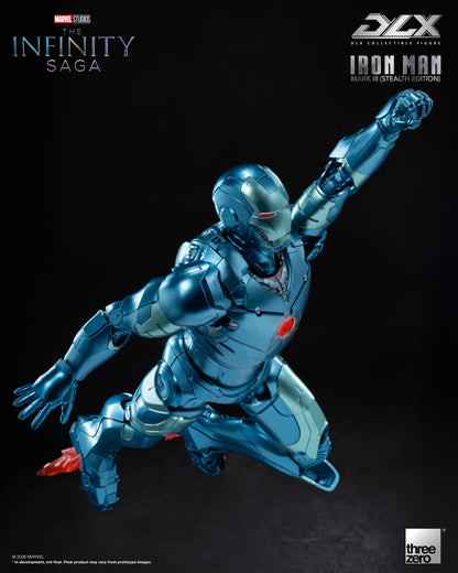 threezero DLX Iron Man Mark 3 Stealth Edition Action Figure