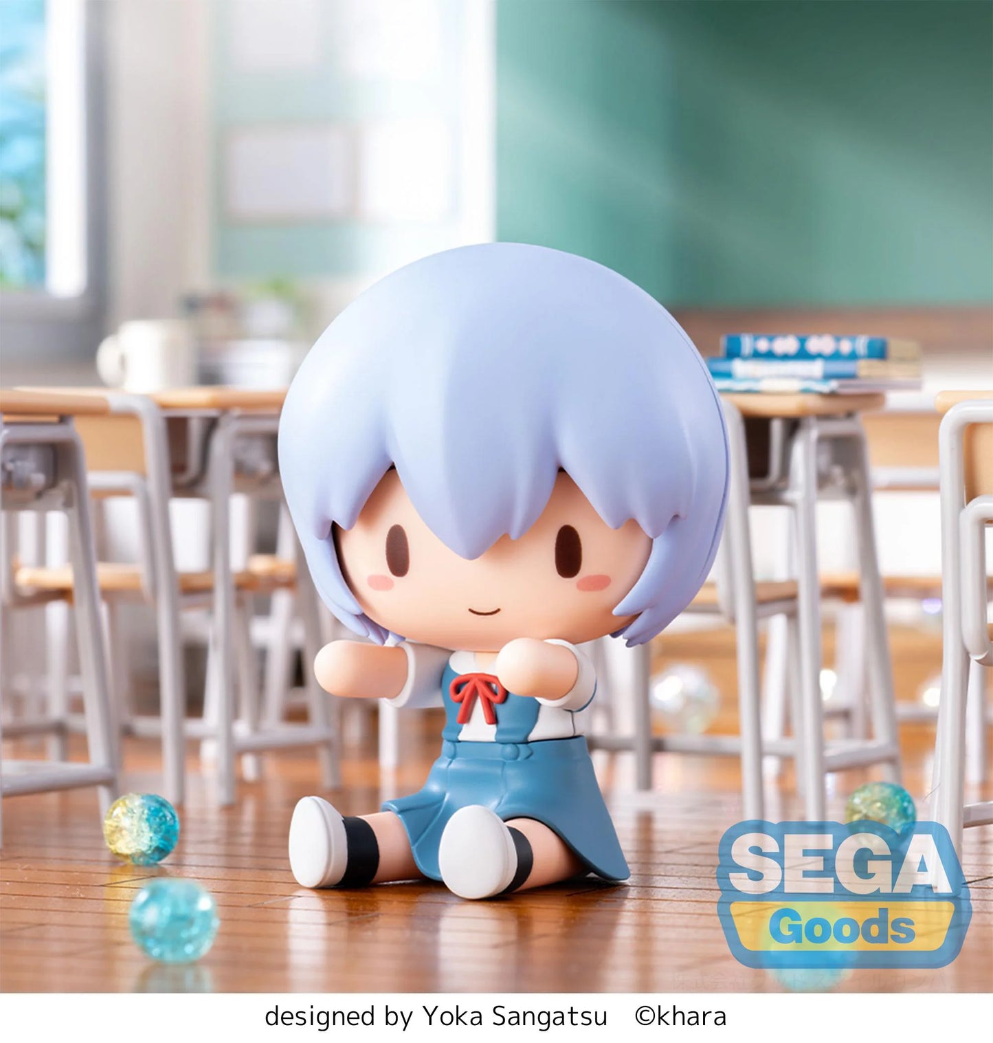 SEGA Prize Figures Rei Ayanami Fuwa Petit Chibi Figure