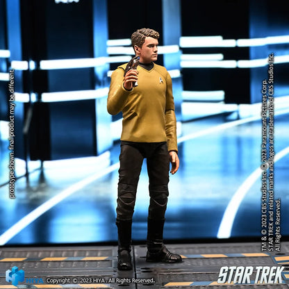 HIYA TOYS Exquisite Mini Series Star Trek 2009 Chekov 1/18 Scale Action Figure