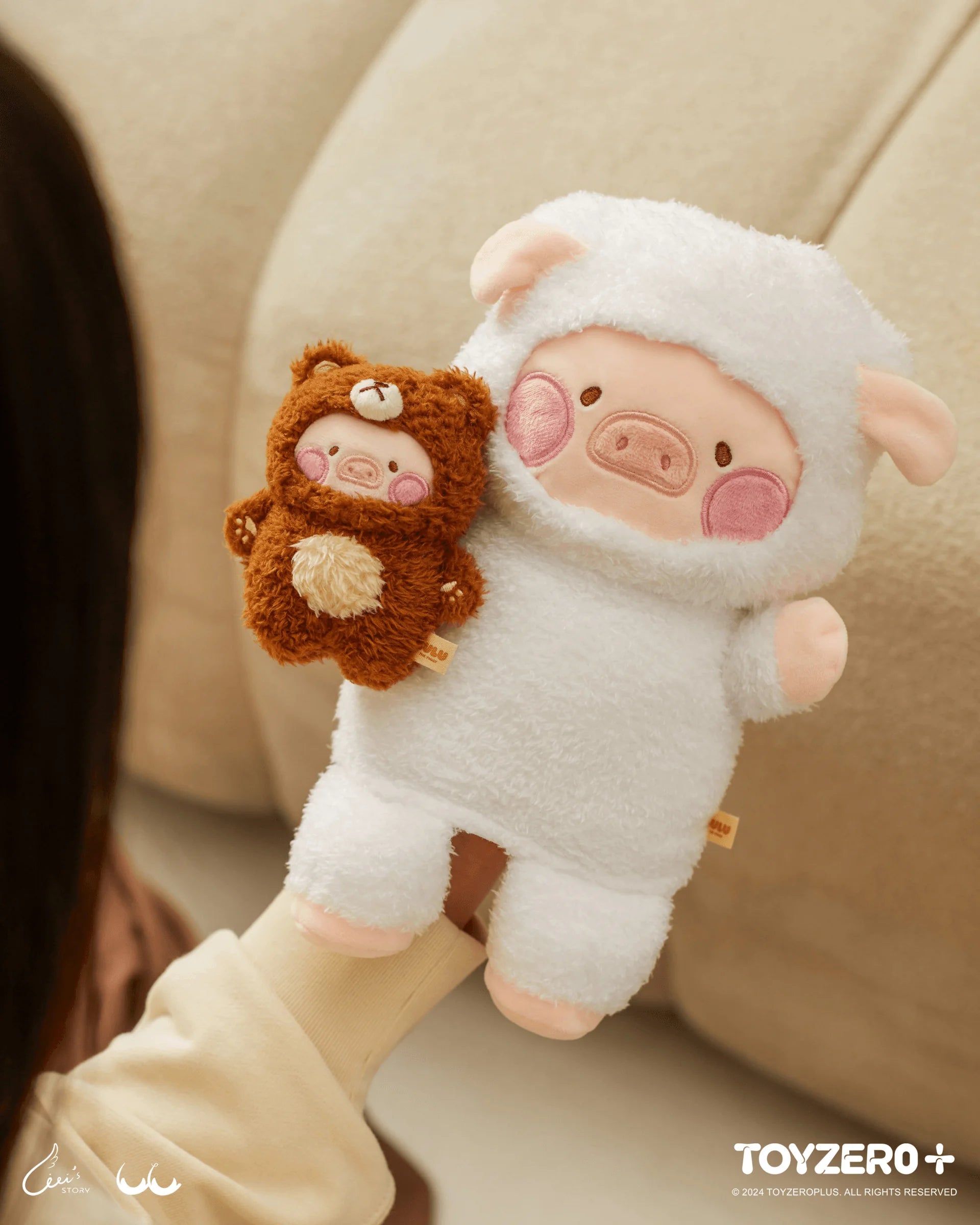 LuLu the Piggy Costume Series - Magnet Plush Keychain