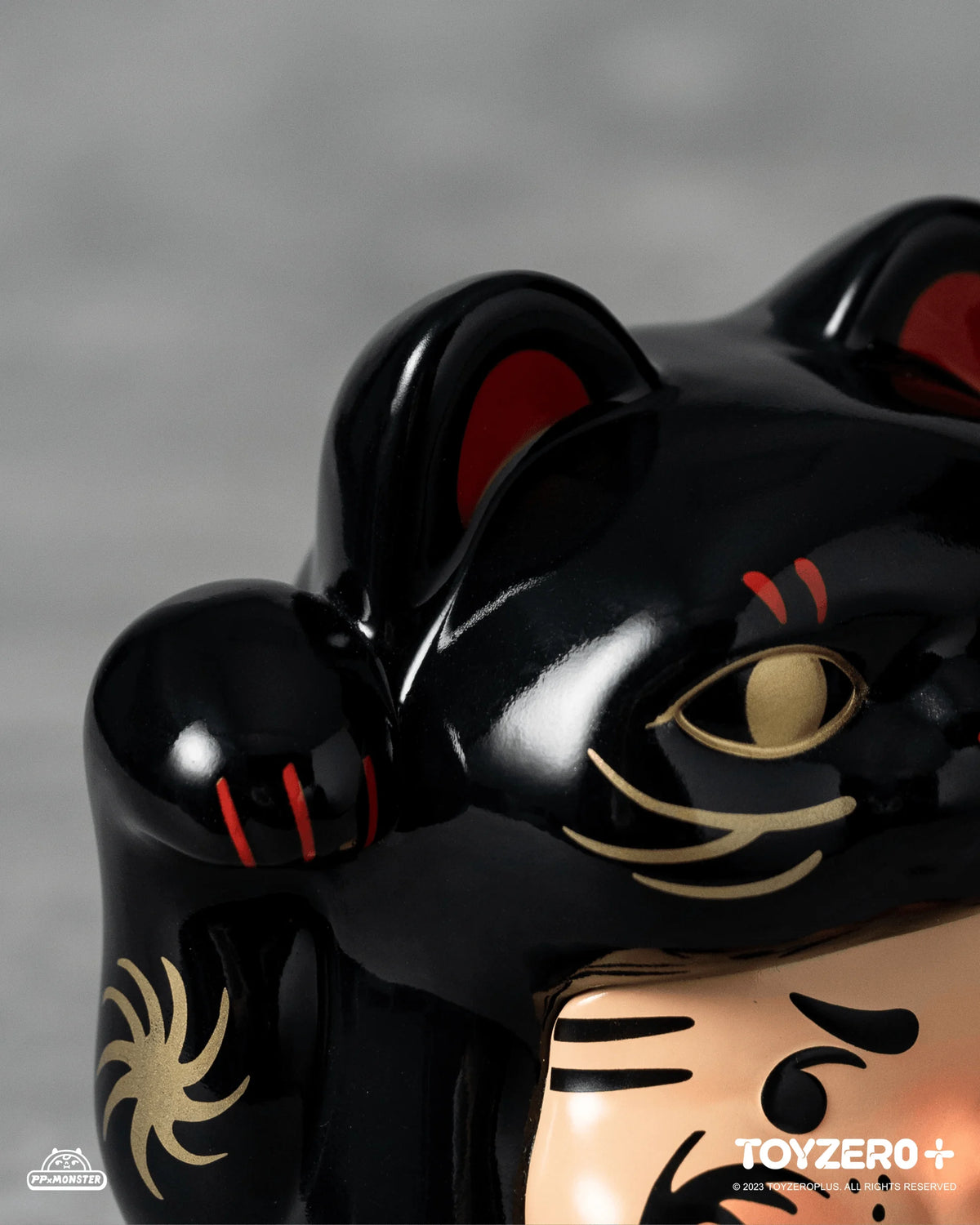 PP Lucky Cat Daruma (Black cat edition)