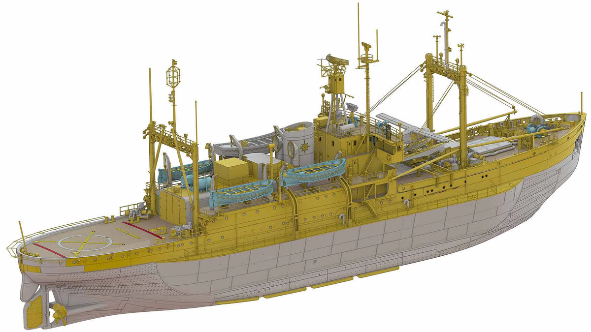 [HP001] 1/250 ANTARCTICA OBSERVATION SHIP SOYA "Antarctica Observatin 2nd Corps" (Super detail kit)