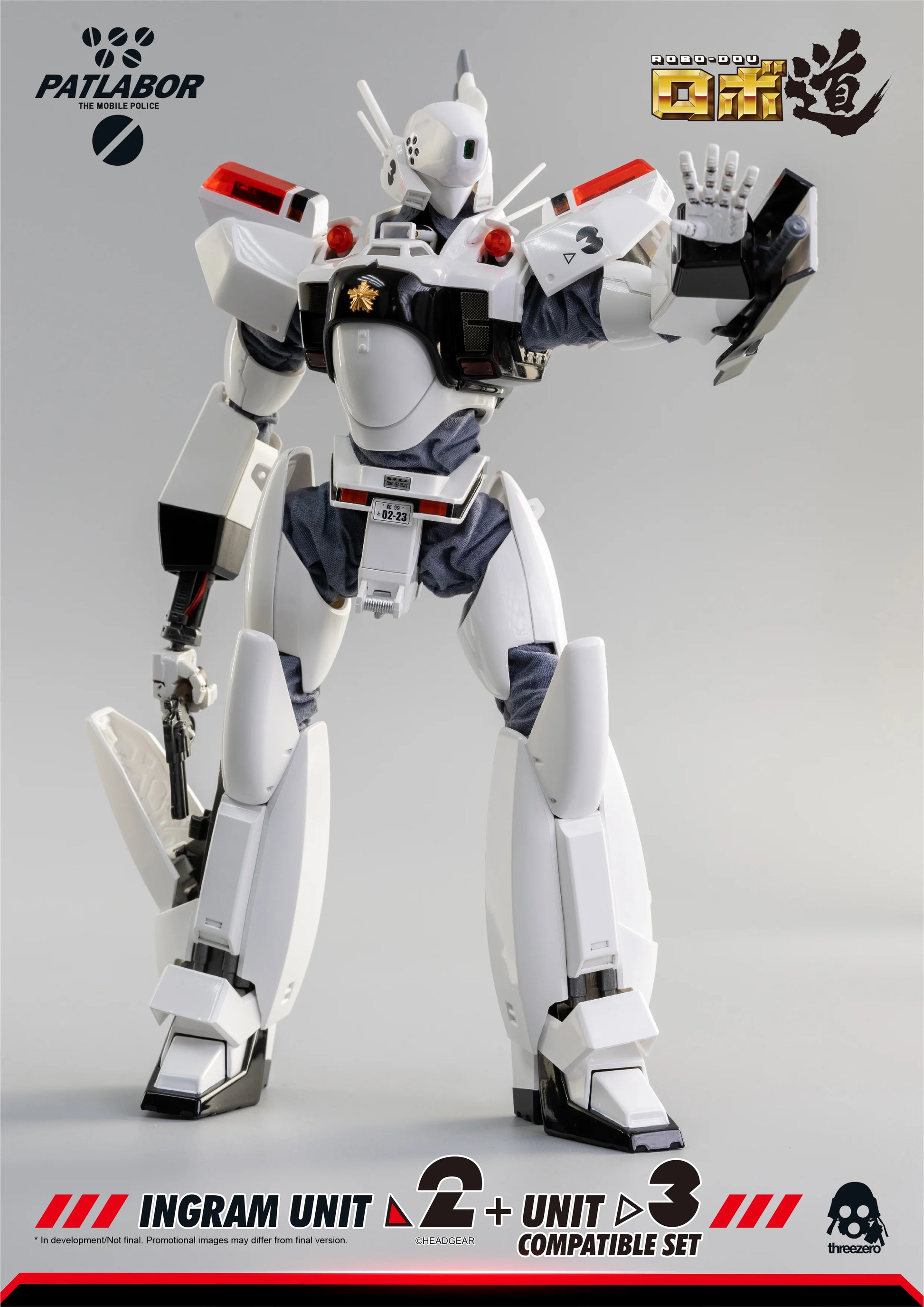 threezero ROBO-DOU Ingram Unit 2 + Unit 3 Compatible Articulated Figure
