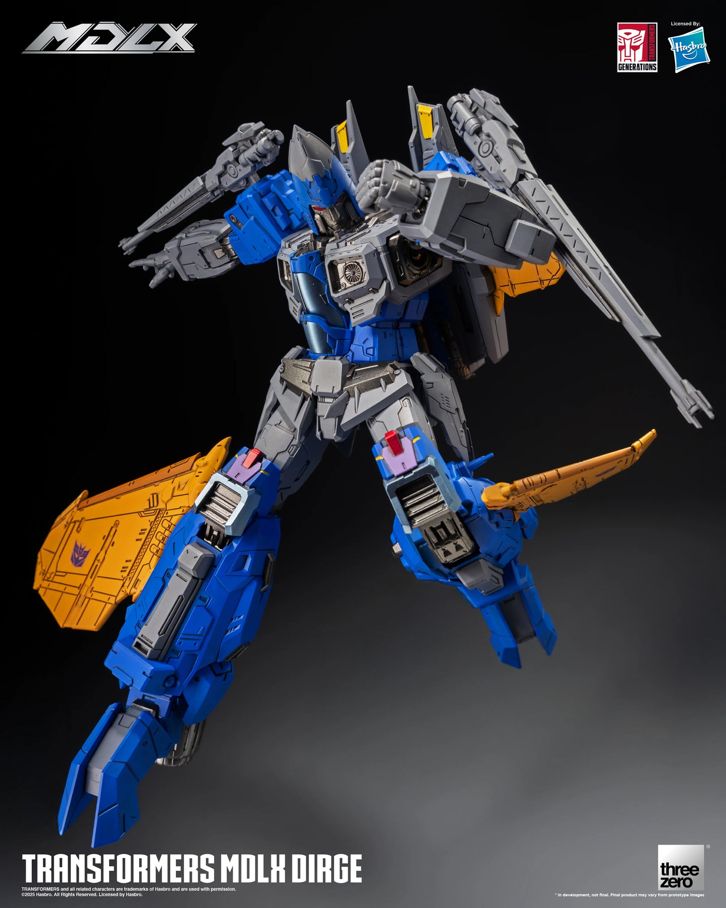 threezero MDLX Dirge Decepticon Action Figure