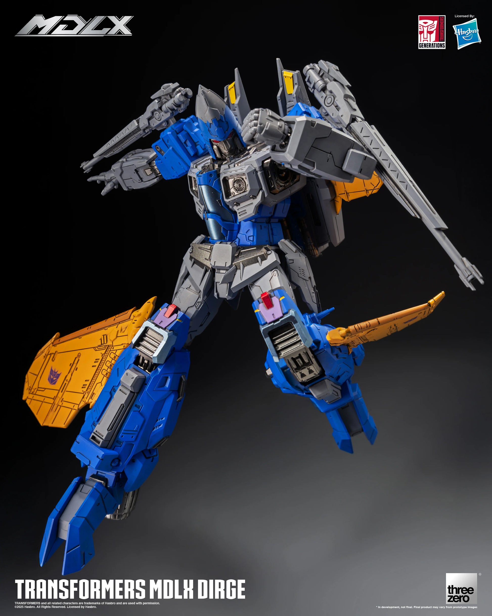 threezero MDLX Dirge Decepticon Action Figure