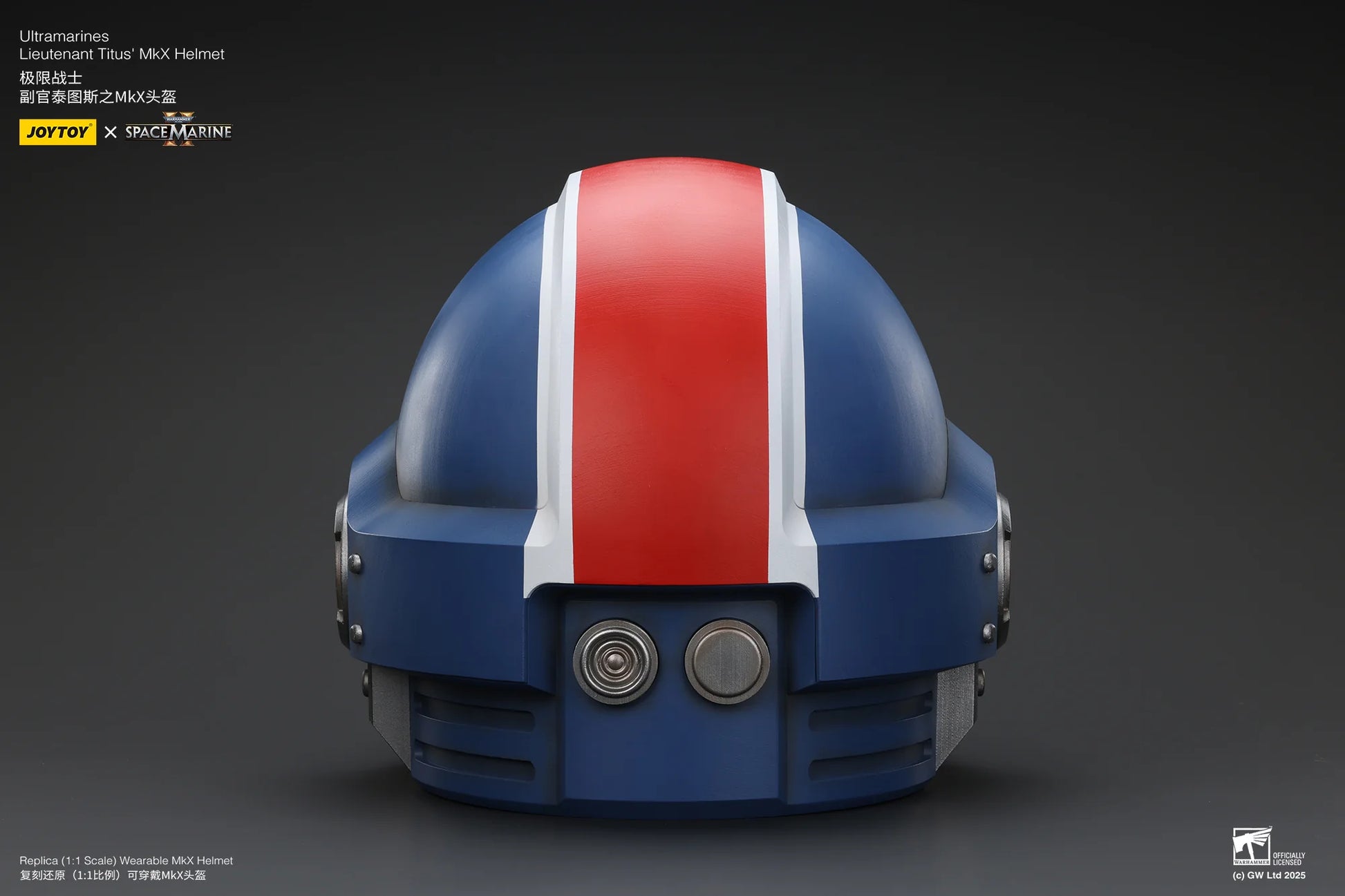 Ultramarines Lieutenant Titus' MKX Helmet