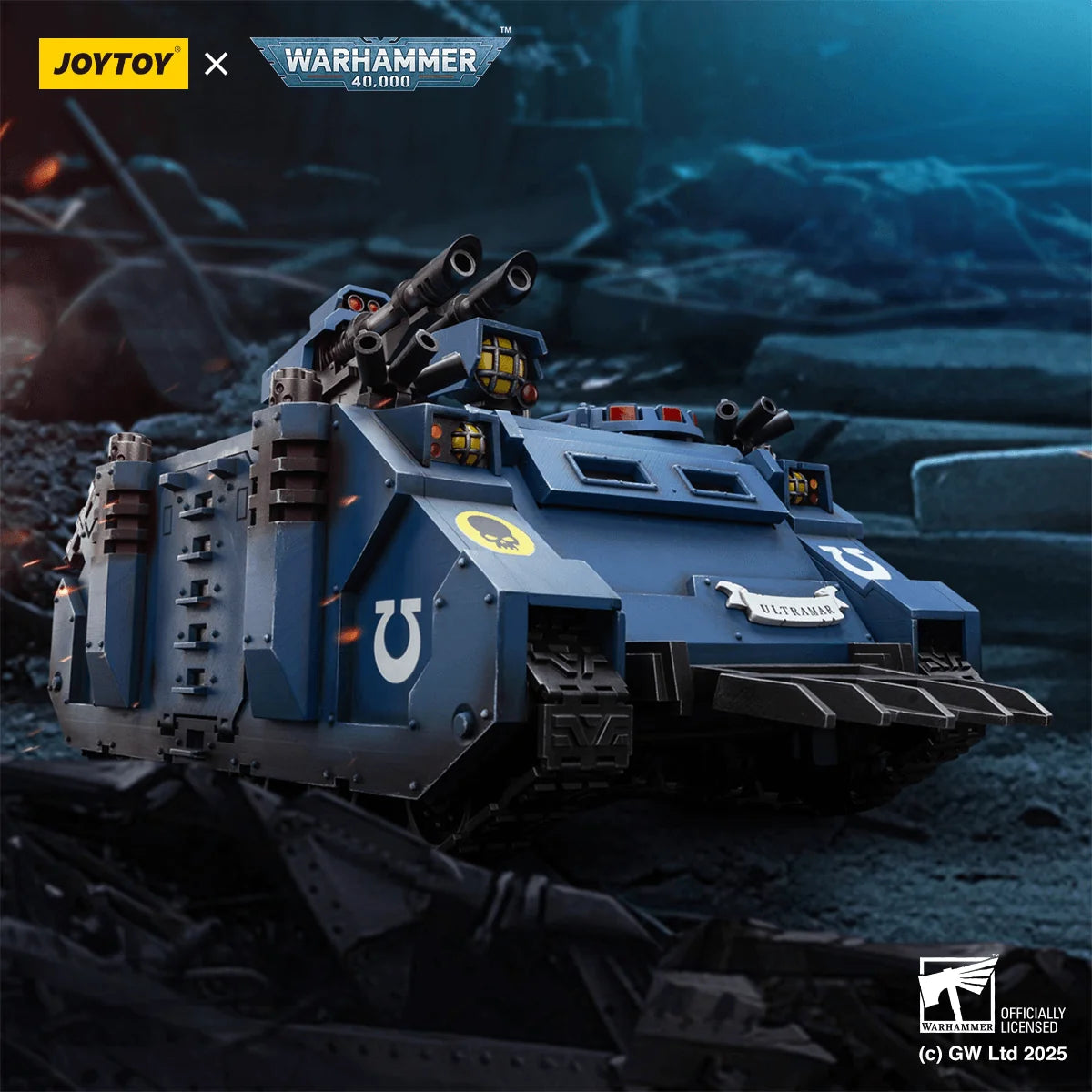 Ultramarines Razorback with twin lascannon